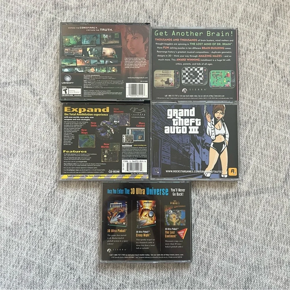 Lot of 5 PC Computer Games - Picture 2 of 2